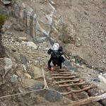 Barranco en el camino hacia el Campamento Los Guardas