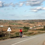 disfrutando de la carretera