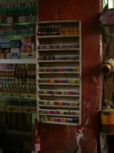 Olores y colores para todos los gustos, zoco de Marrakech. (Por Jaime)