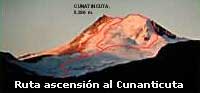 Ruta ascensión Cunatincuta