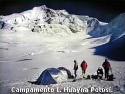 Campamento I. Huayna Potosí