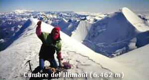 Cumbre Illimani (6462m)