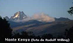 Monte Kenya. Foto de Rudolf Willing