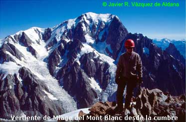 Vertiente de Miage del Mont Blanc Vertiente de Miage del Mont Blanc