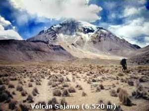 Volcán Sajama (6520m) Volcán Sajama (6520m)