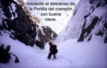 Descenso portilla Crampón